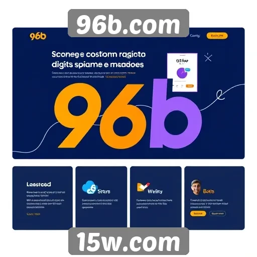 Estratégias de marketing digital do site 96b.com