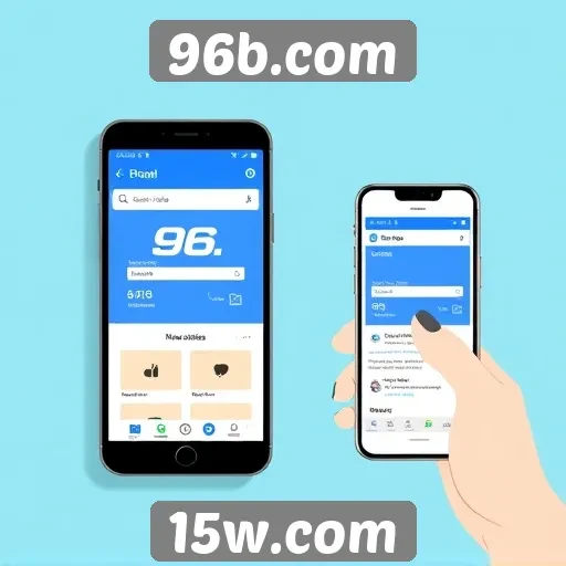 Experiência do usuário no 96b.com em dispositivos móveis